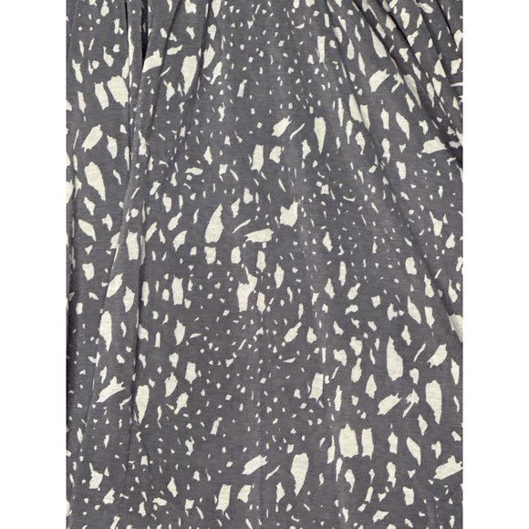 Silence + Noise Romper Short Womens Small Black Tan Abstract Plunge Neckline - Picture 4 of 11